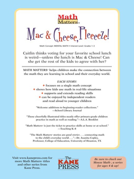 Title details for Mac & Cheese, Pleeeeze! by Eleanor May - Available